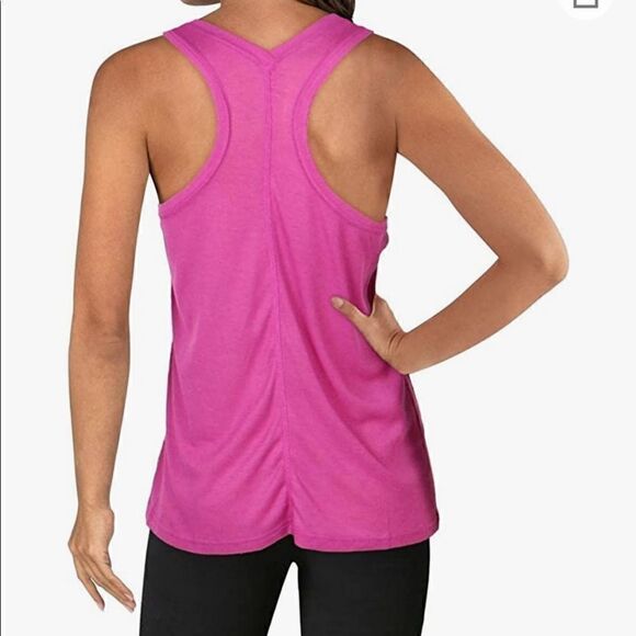 FP Movement by Free People Womens Very Varsity Ribbed Tank Top Purple S-NWT - Picture 2 of 2